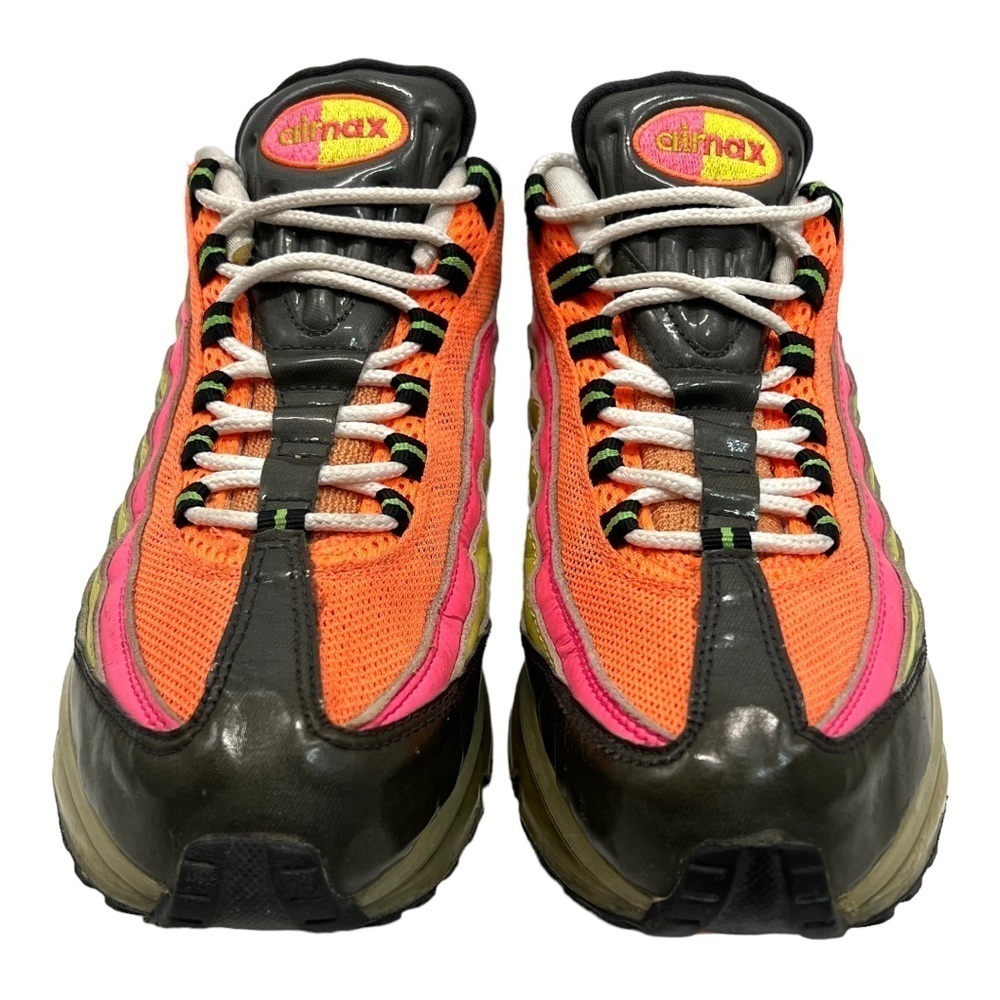 Nike Air Max 95 360 Neon Rainbow Athletic Training Shoes Men’s 8 - Picture 2 of 14